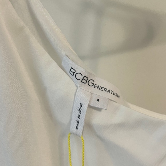 FINAL PRICE NWT $118 Retail BCBGENERATION White Dress - Picture 4 of 6
